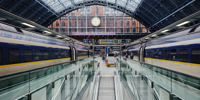 Train station for travelling to Lille