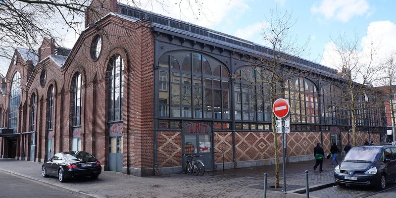 The covered market of Wazemmes in Lille